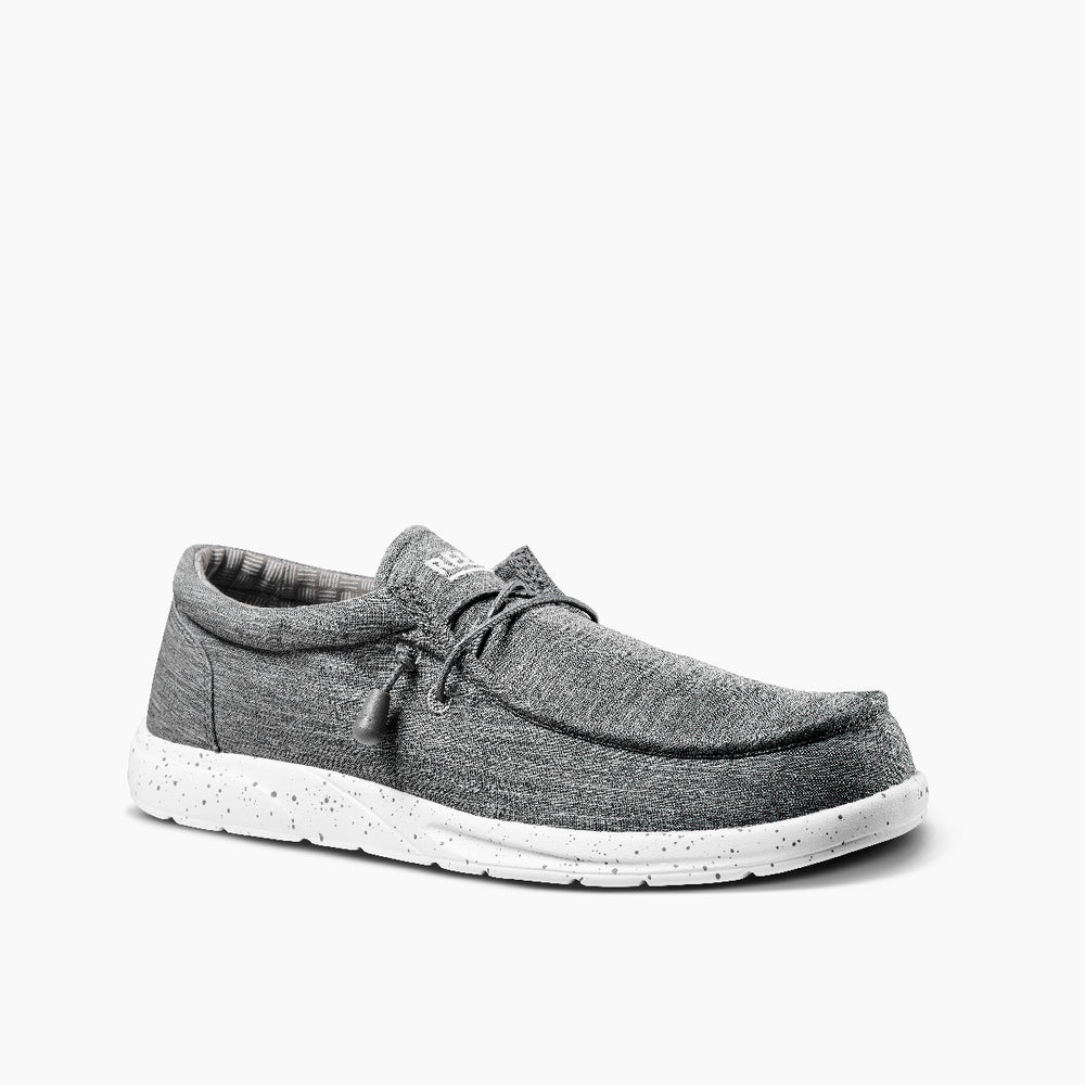 Reef Mens Cushion Coast Textile Shoes in Charcoal ID 65bhjatz Reef Mens Cushion Coast Textile Shoes in Charcoal ID 65bhjatz
