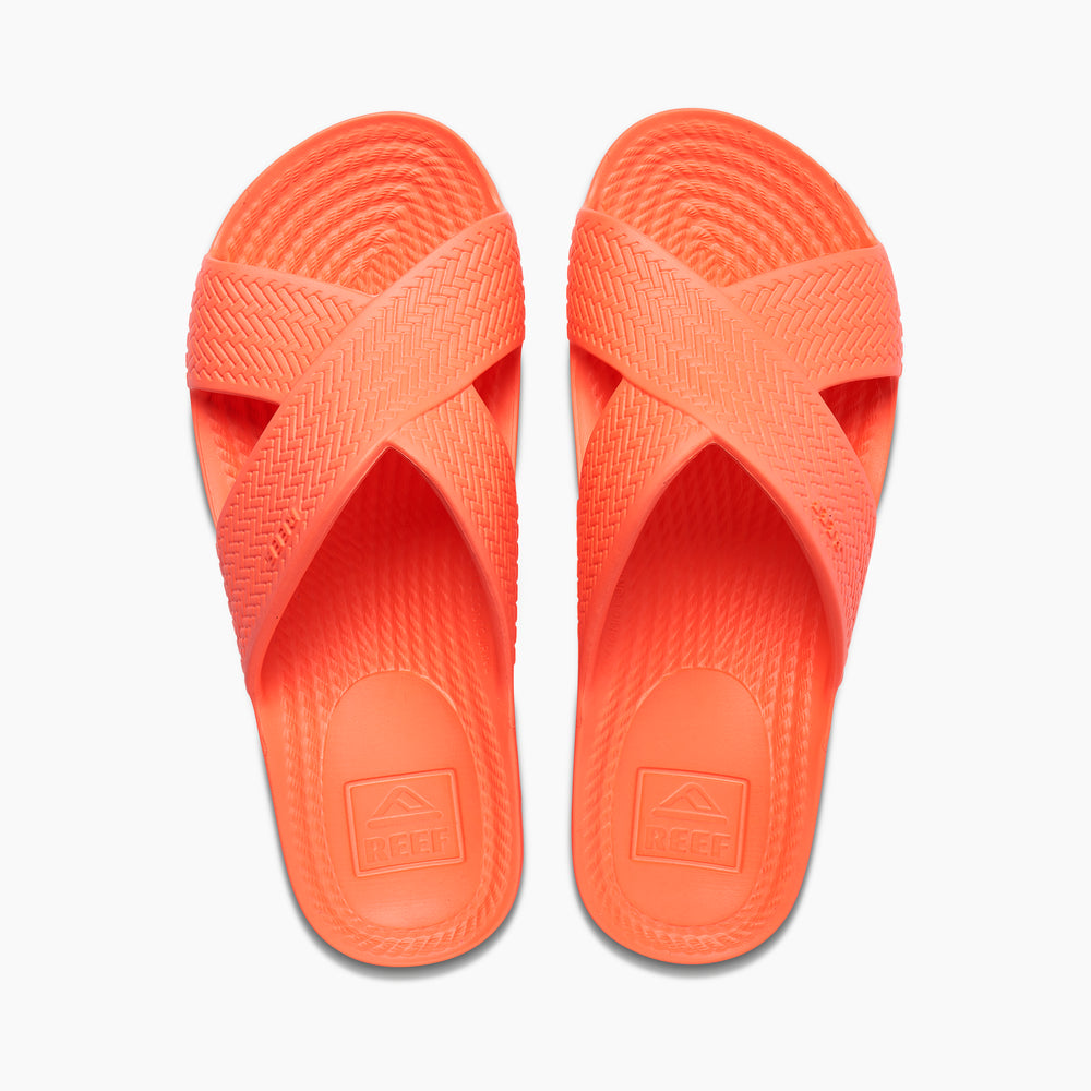 Reef Womens Water X Slide Slides in Neon Poppy ID 8oskYNNH Reef Womens Water X Slide Slides in Neon Poppy ID 8oskYNNH