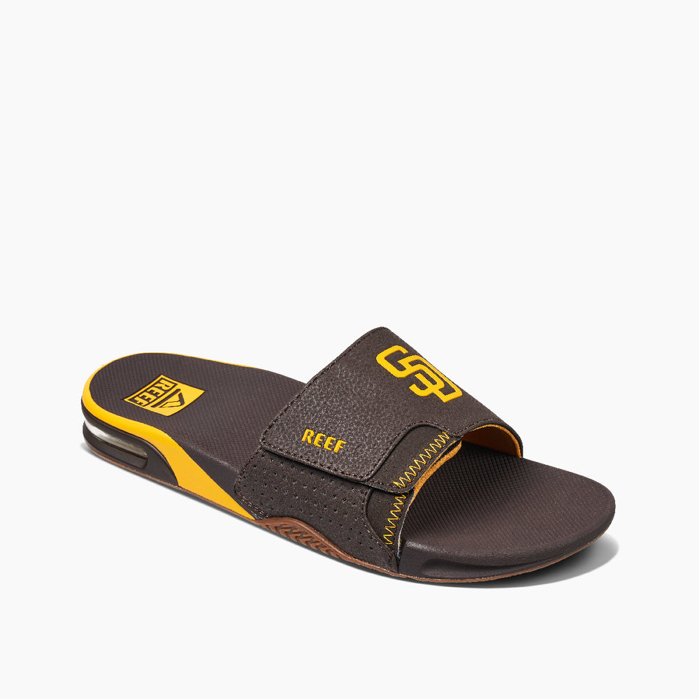 Reef Mens Fanning x MLB Slides with Bottle Opener ID IB6u3kok Reef Mens Fanning x MLB Slides with Bottle Opener ID IB6u3kok