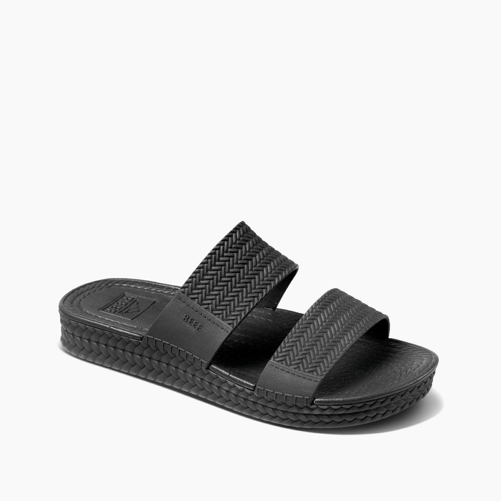 Reef Womens Water Vista Slide Sandals in Black ID IW3OaTnu Reef Womens Water Vista Slide Sandals in Black ID IW3OaTnu