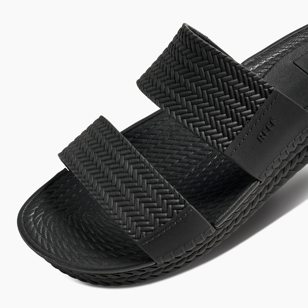 Reef Womens Water Vista Slide Sandals in Black ID IW3OaTnu Reef Womens Water Vista Slide Sandals in Black ID IW3OaTnu