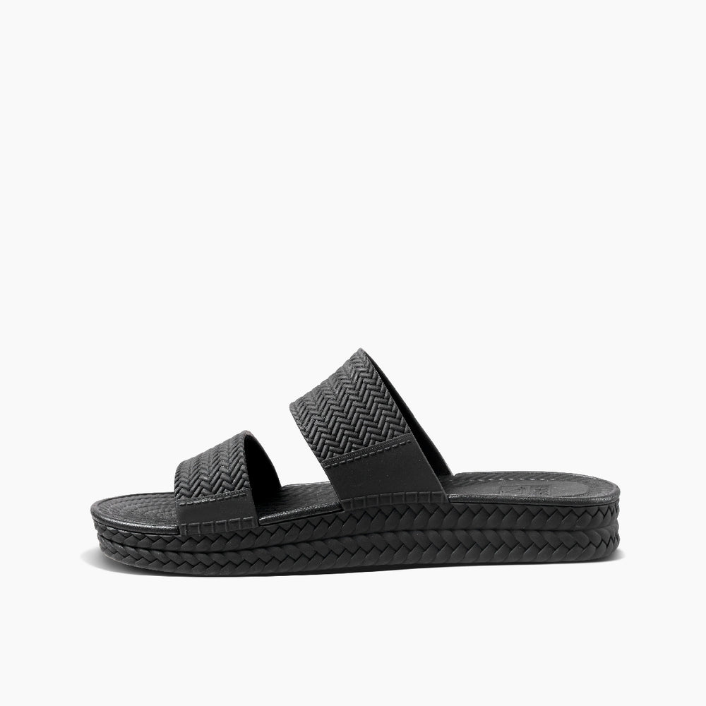 Reef Womens Water Vista Slide Sandals in Black ID IW3OaTnu Reef Womens Water Vista Slide Sandals in Black ID IW3OaTnu