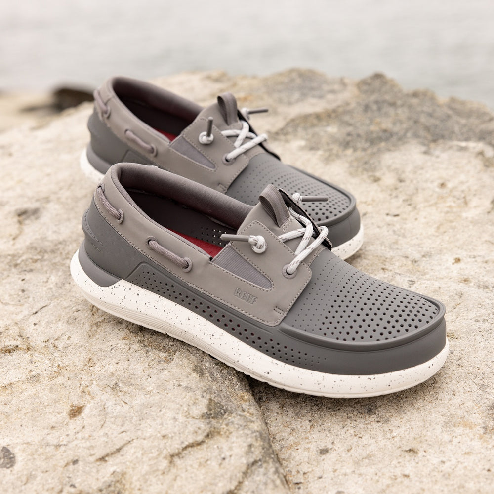Reef Mens SWELLsole Skipper Shoes in Grey ID XIwvAeNm Reef Mens SWELLsole Skipper Shoes in Grey ID XIwvAeNm