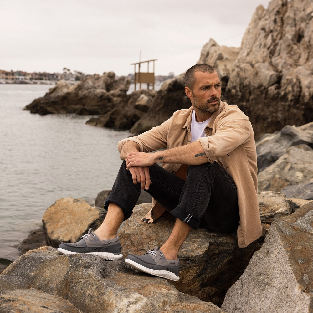 Reef Mens SWELLsole Skipper Shoes in Grey ID XIwvAeNm Reef Mens SWELLsole Skipper Shoes in Grey ID XIwvAeNm