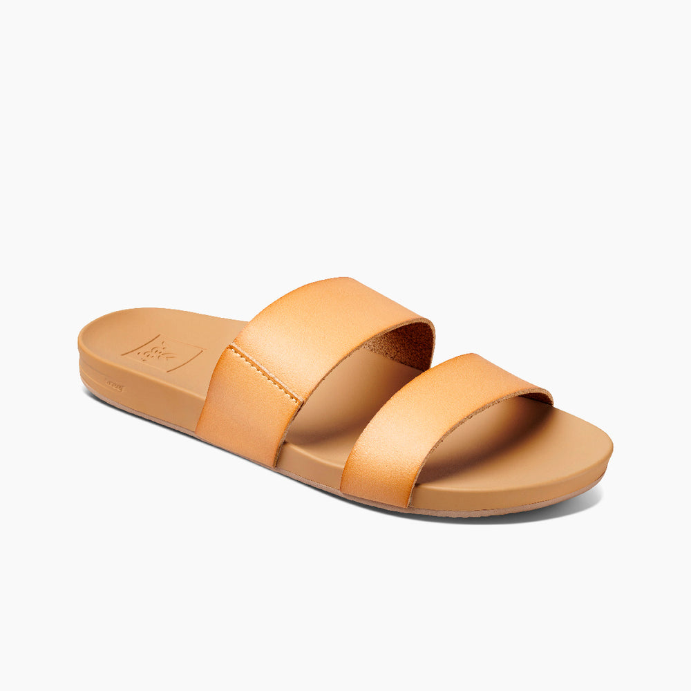Reef Womens Cushion Vista Slides in Natural ID eckWp7eP Reef Womens Cushion Vista Slides in Natural ID eckWp7eP